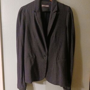 Black/White Polka Dot Olivia Moon Blazer | Size S